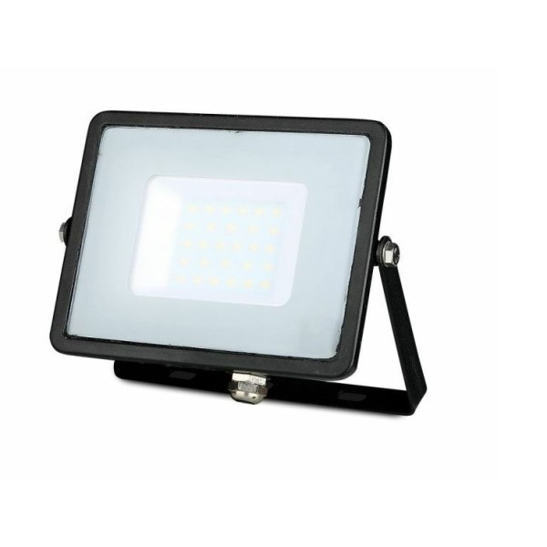 Svietidlo reflektor LED 30W_BIELA denná_4000K_2400lm_IP65_178x28x152mm_čierny