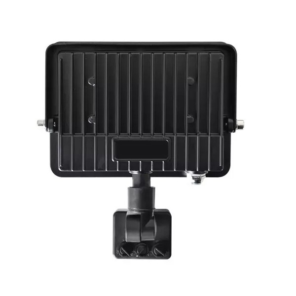 Svietidlo reflektor LED/PIR 30W_BIELA denná_4000K_120°_2850lm_IP65_106x90x29mm_čierny - GETI GLF30P