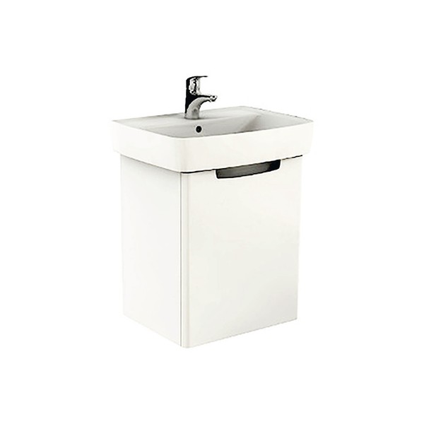 VODA - Umývadlo_Skrinka_60cm_1xpolica_Otočné dvierka_Biela matná_59,1x51,5x41,2cm - KOLO REKORD