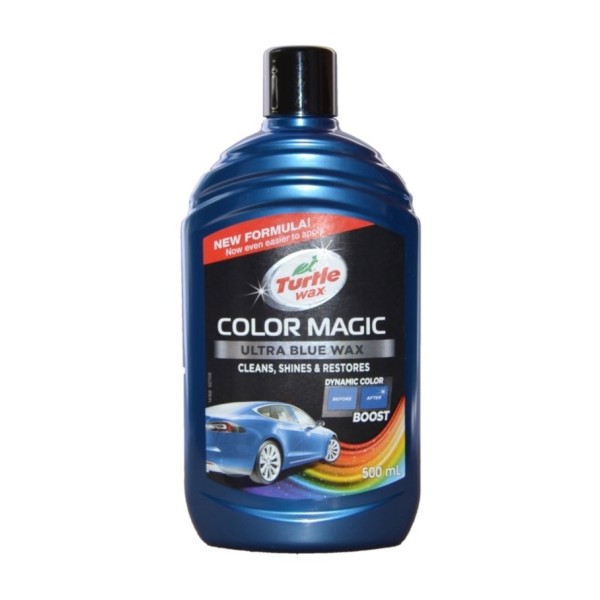 Vosk - Turtle Wax - Color Magic ULTRA BLUE WAX - 500ml - Tmavomodrý