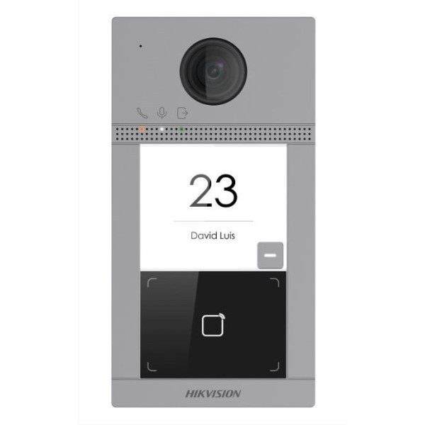 VRÁTNIK - HIKVISION IP_Dverná jednotka WIFI_2Mpx_129°_IR-3m_IP65_175x92x30mm - DS-KV8113-WME1