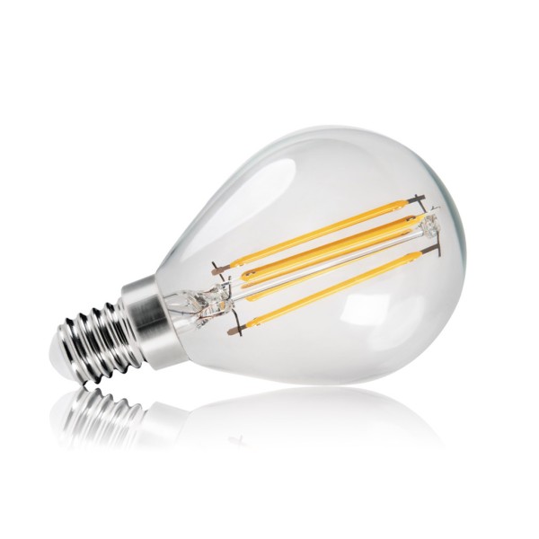 Žiarovka LED - E14_G45_4,5W_220-240V_470lm_2700K_Teplá Biela - KANLUX XLED