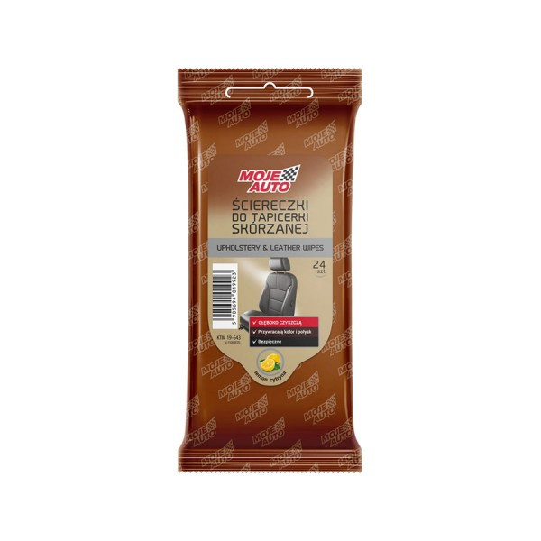 Utierky čistiace na kožu - MOJE AUTO (24ks)
