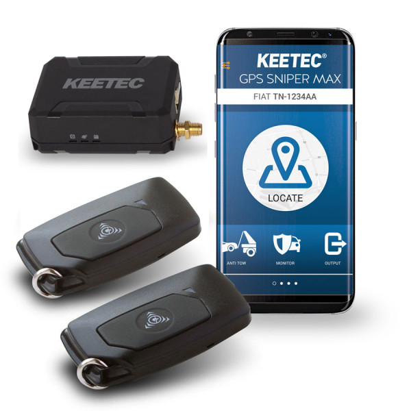 GPS MONITORING - Keetec GPS Sniper Max (Autonómny/s alarmom; AKU, ovládanie SMS/APK, náklon; odťah)