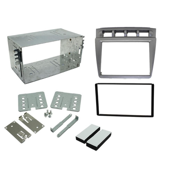 2DIN redukce pro Kia Picanto 2005-08 stříbrný