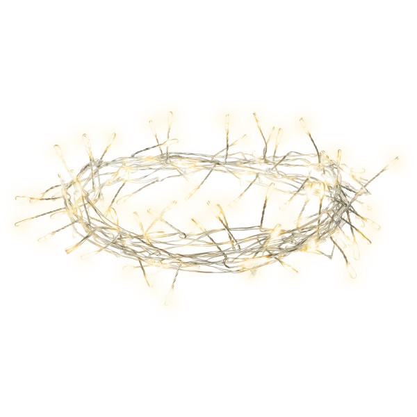 Vianoce - 100ks LED_Nano_BIELA teplá_2,4+5m_IP44_Timer (6h ON/18h OFF) - RETLUX RXL 275