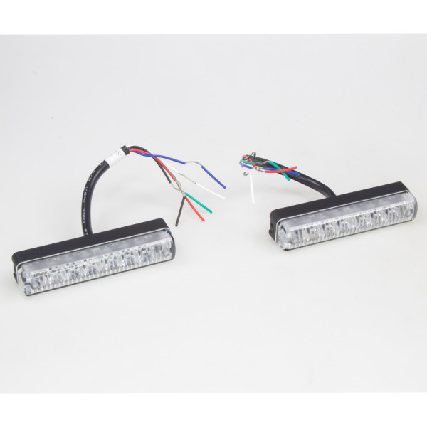 2x PREDATOR 6x1W LED, 12-24V, červený