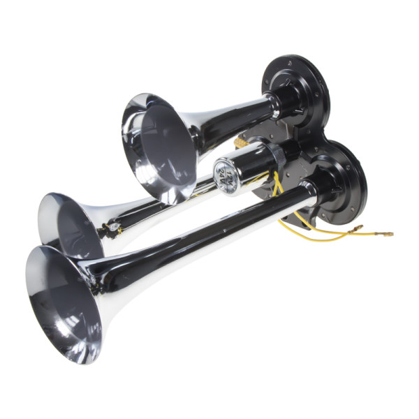 3-tónová fanfára 295mm, chromová, bez kompresoru