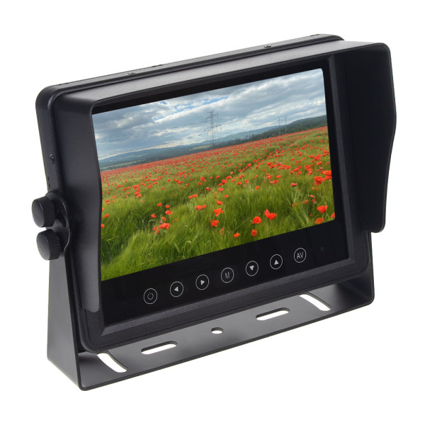 AHD monitor 7" prachotěsný/voděodolný/nárazu odolný, 3x4PIN vstup