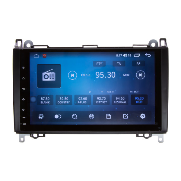 Autorádio pro Mercedes s 9" LCD, Android, WI-FI, GPS, CarPlay, Bluetooth, 4G, 2x USB