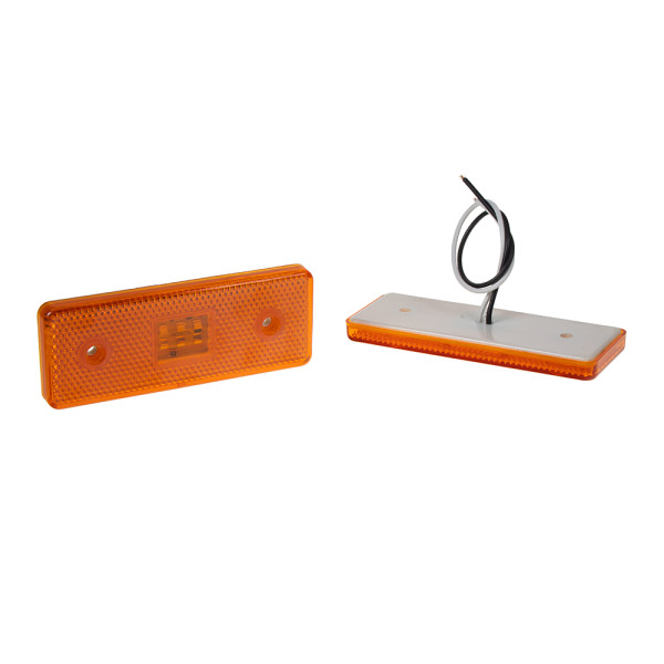 Boční obrysové světlo LED, oranžové 24V
