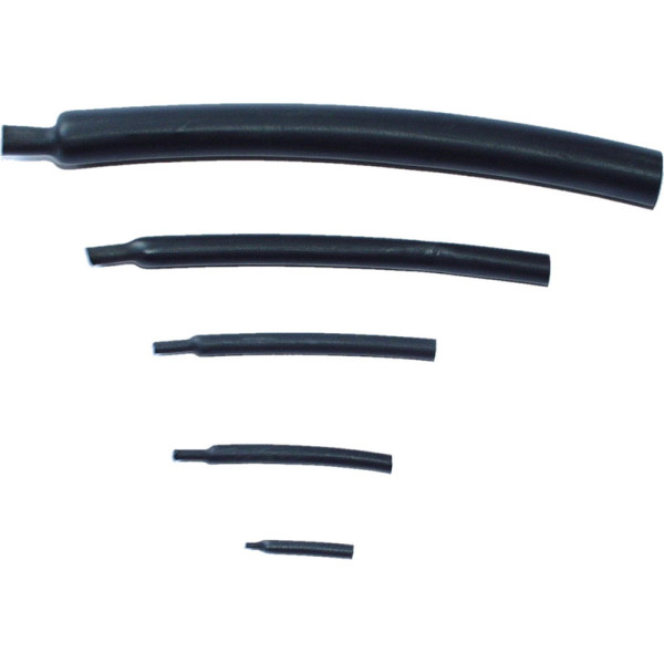 Bužírka smrštovací 2:1, 3,5 mm černá