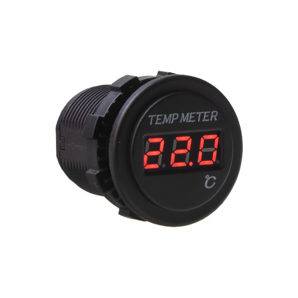 Digitální teploměr 12/24V červený