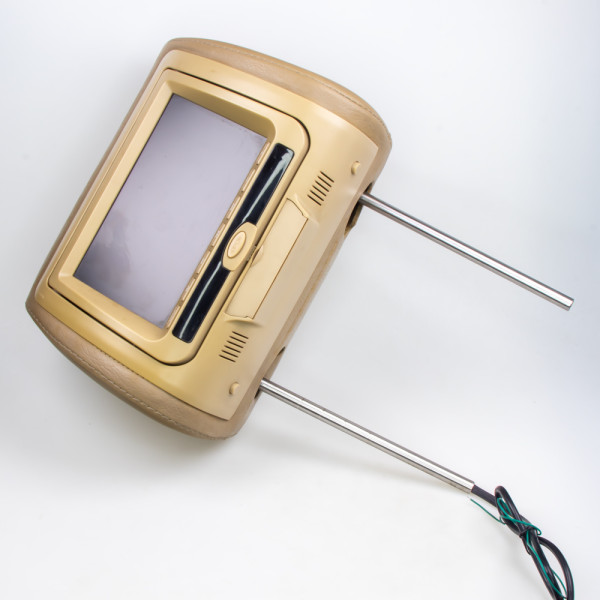 DVD/SD/USB monitor 7" v béžové opěrce