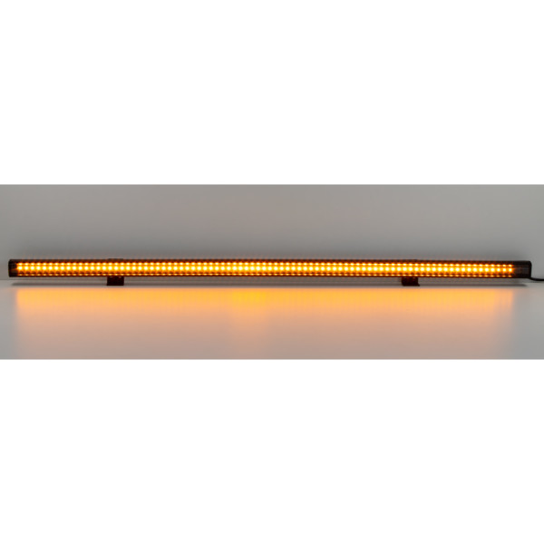 Gumové výstražné LED světlo vnější, oranžové, 12/24V, 740mm