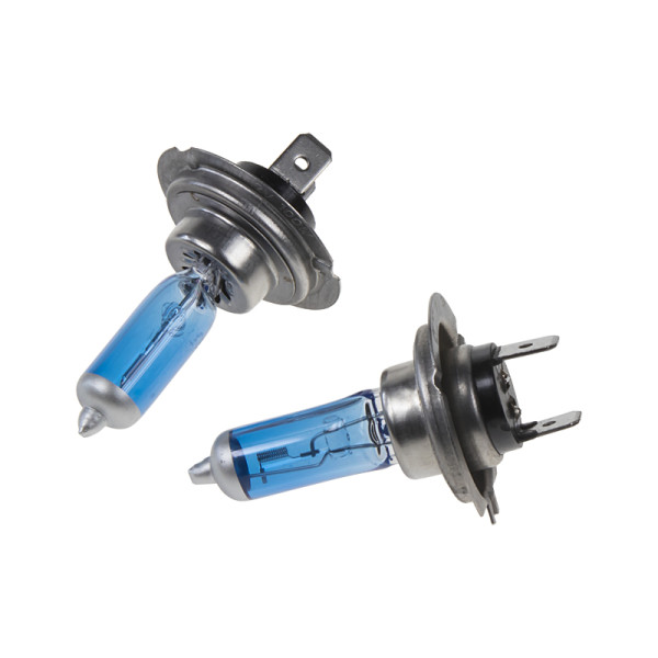 Halogen. žárovka 12V s paticí H7, Blue white 4300K, 100W