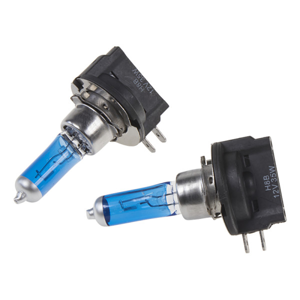 Halogen. žárovka 12V s paticí H8B (PGJY19-1), Blue white 4300K