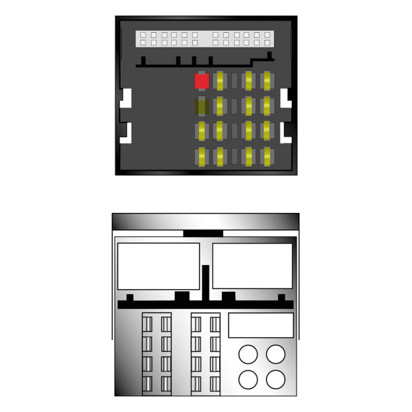 Kabeláž pro HF PARROT/OEM VW MOST konektor 2004-11/2010